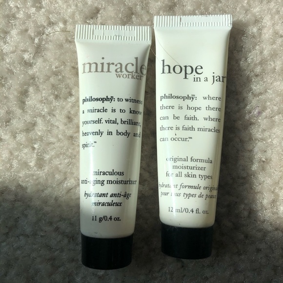 philosophy miracle worker + hope in a jar samples - Picture 1 of 1
